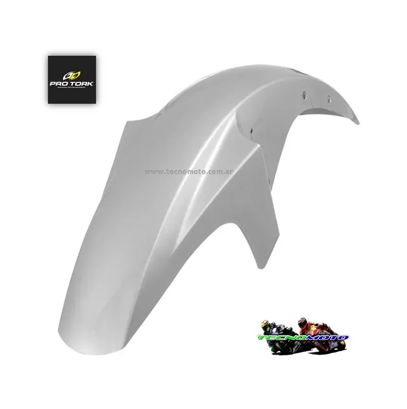 GUARDABARRO DELANTERO YAMAHA 125 YBR -PLATA -41181