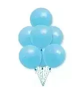 GLOBO LATEX CELESTE Perlado X25