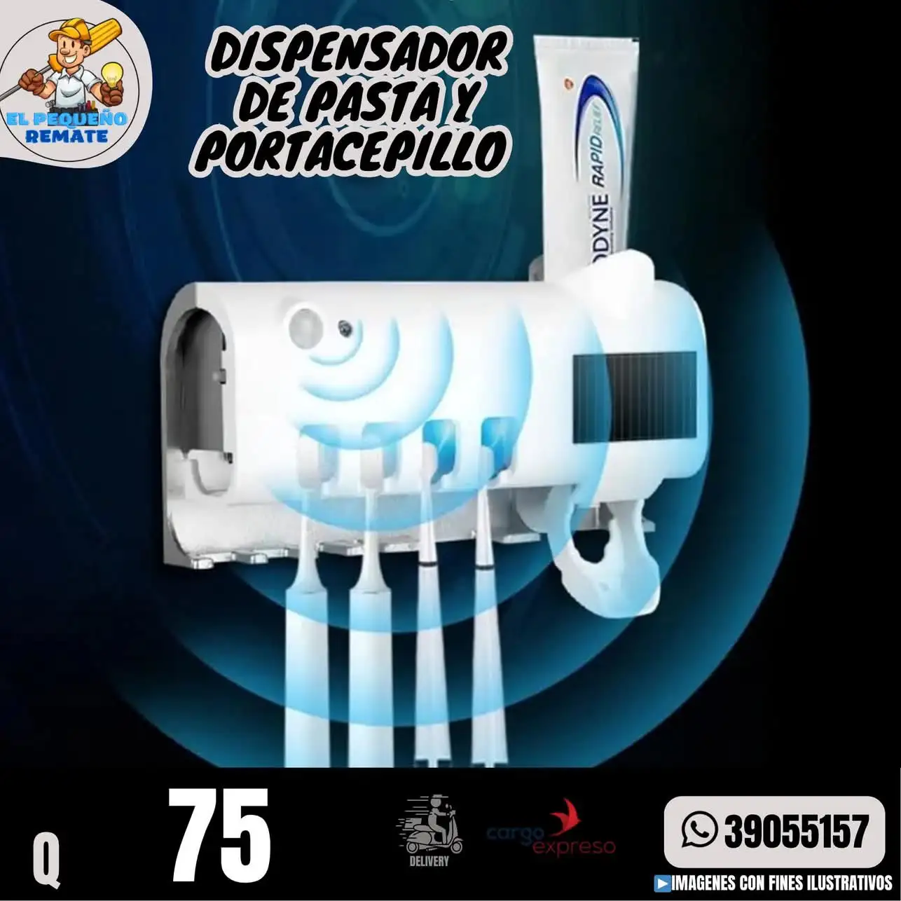 DISPENSADOR DE PASTA Y PORTACEPILLO 3