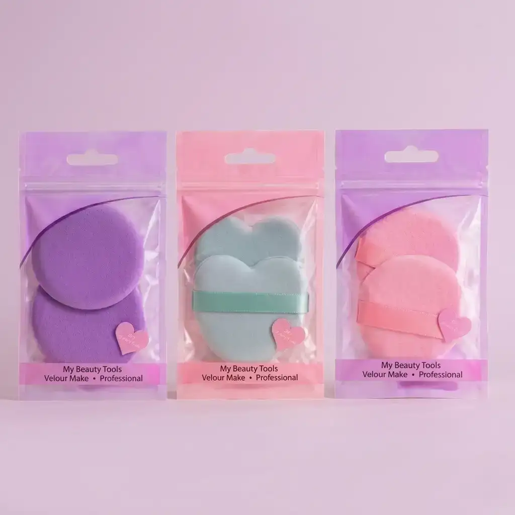Set 2 Esponjas para Maquillaje en Funda