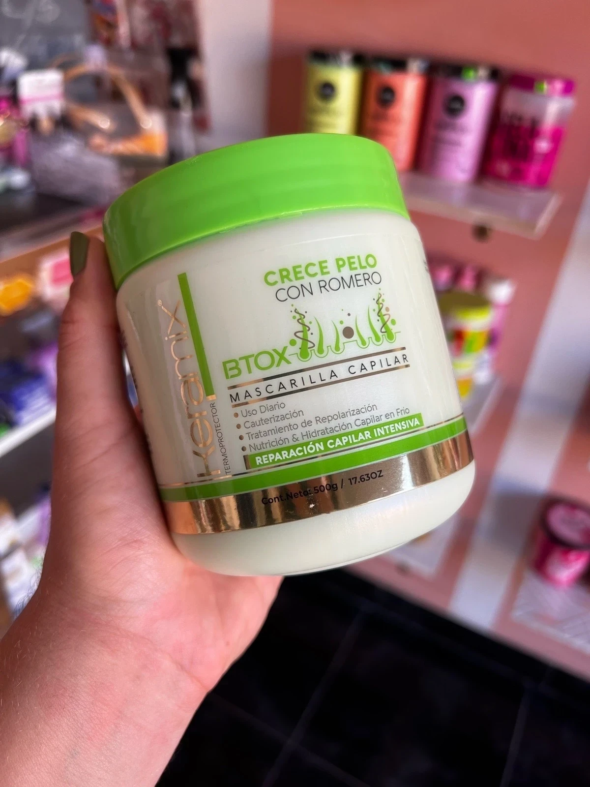 mascarilla Crece pelo con Romero 
