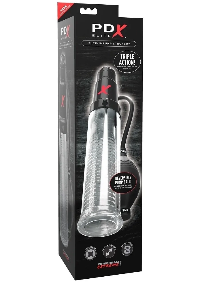PDX ELITE Suck-N-Pump Stroker 2