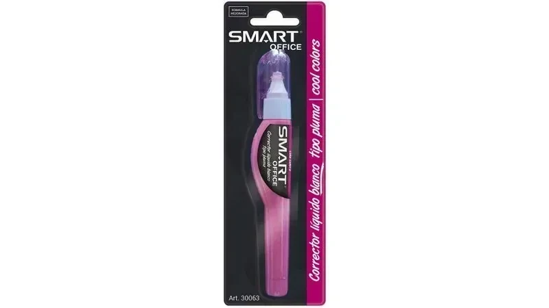 Corrector Líquido Blanco Tipo Pluma 7 ml Blíster Cool Colors Smart