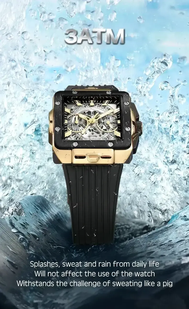 MEGIR Reloj de Cuarzo para Caballeros en Oferta especial. 3