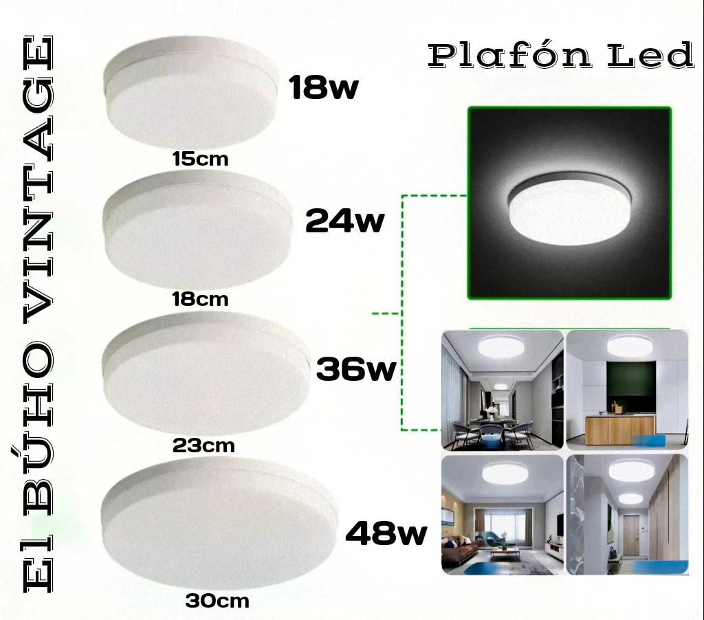 Plafón Led Decorativo  2