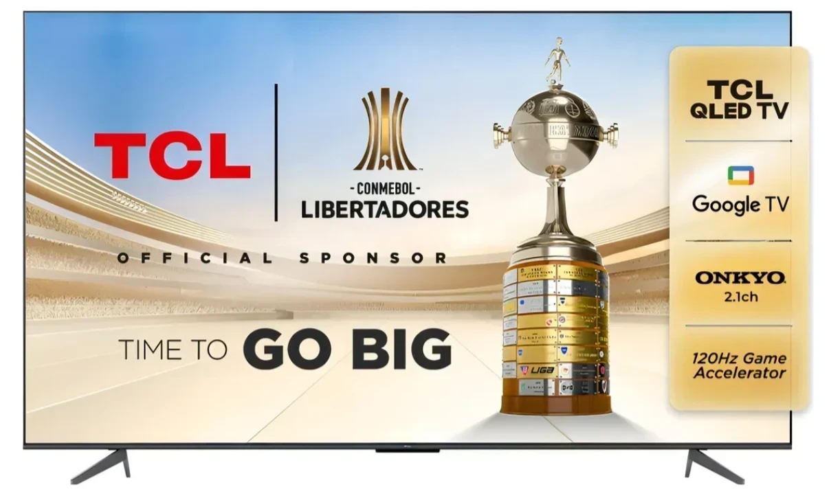 SMART TV TCL 55" QLED C/GOOGLE TV 