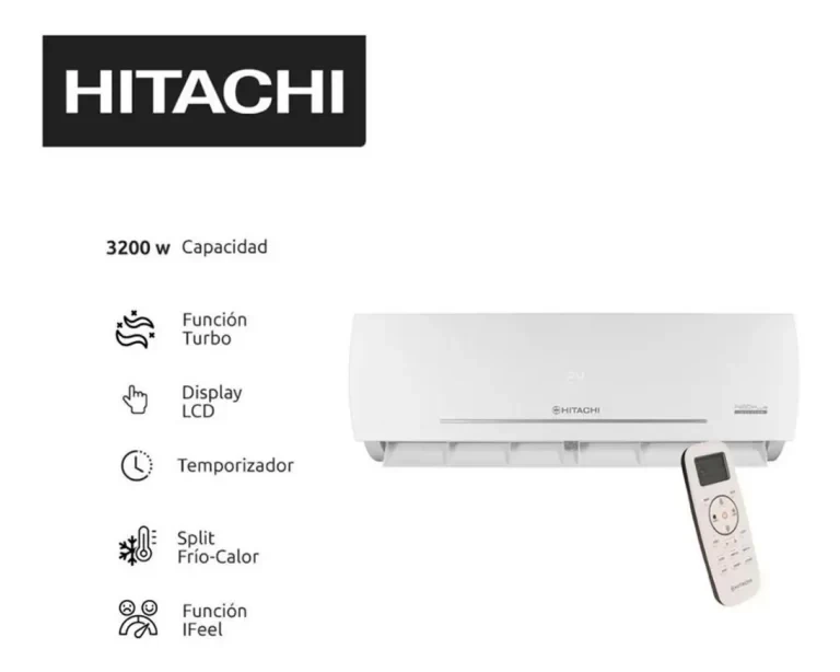 AIRE ACONDICIONADO HITACHI 3200 INVERTER 