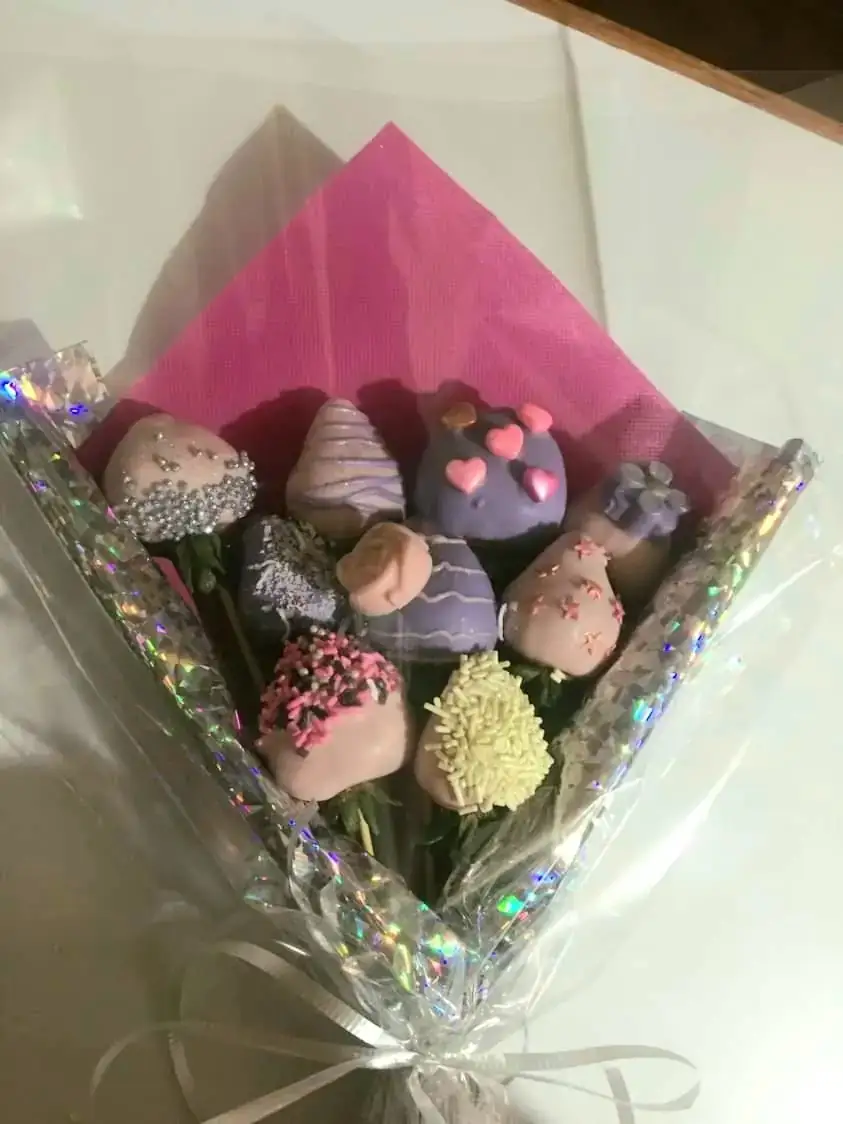 Fresas violeta
