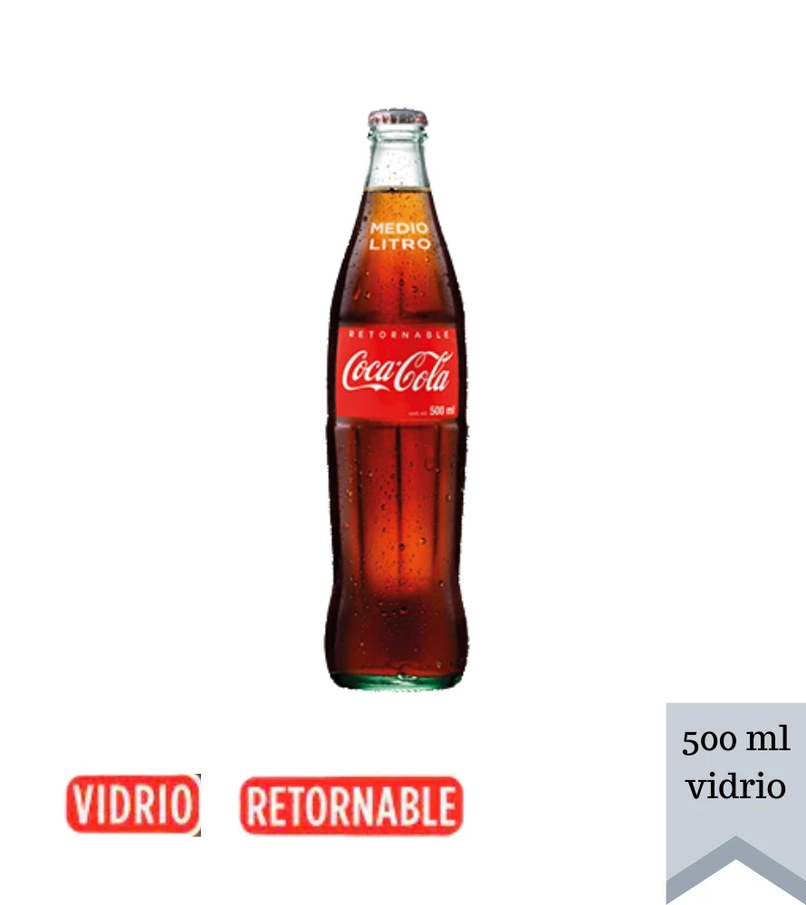 COCA COLA VIDRIO RETORNABLE 500ML