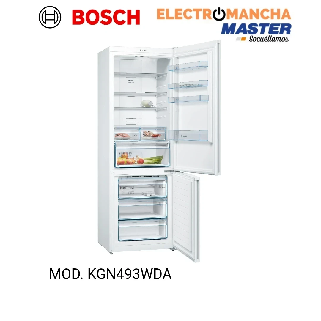 FRIGO COMBI BOSCH KGN493WDA 2,03"70 BLANCO NF CLASE D 2