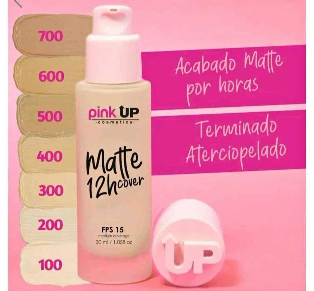 Base matte 12hr pink up 4