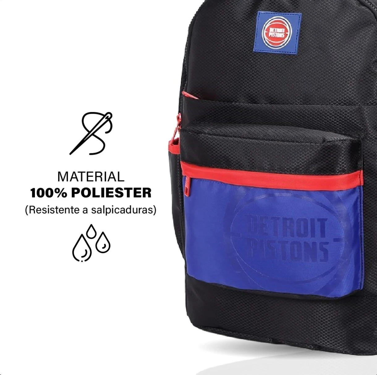 Mochila NBA DETROIT PISTONS 3