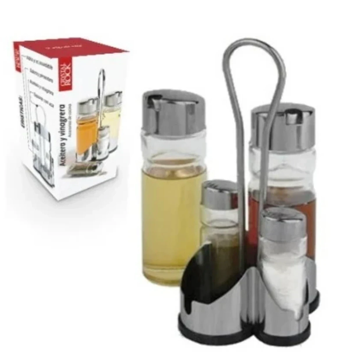 SET DE CONDIMENTOS PARA MESA 4 PIEZAS