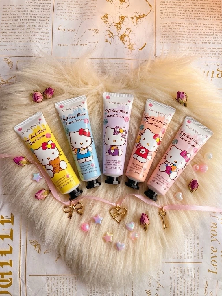 Set de Cremas para Manos Hello Kitty Kaliya Beauty 30g - Hidratación y Suavidad
