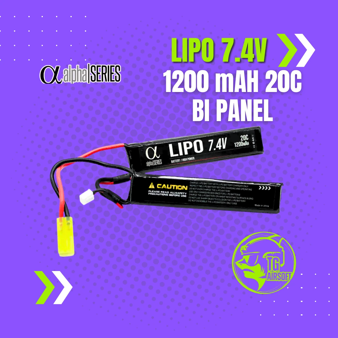 LIPO 7.4V 1200 MAH BIPANEL