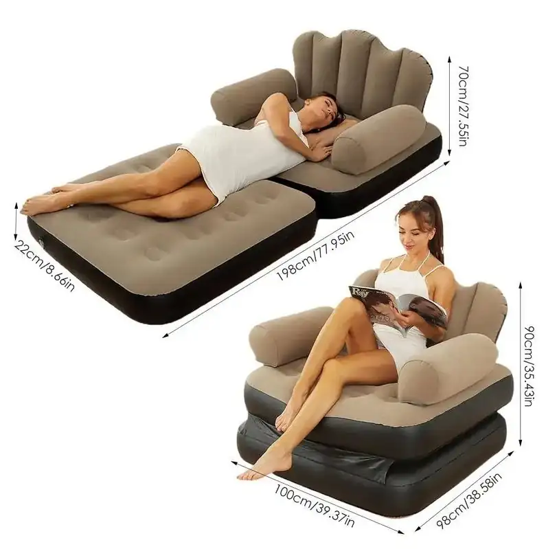 CAMA SOFA INFLABLE 4