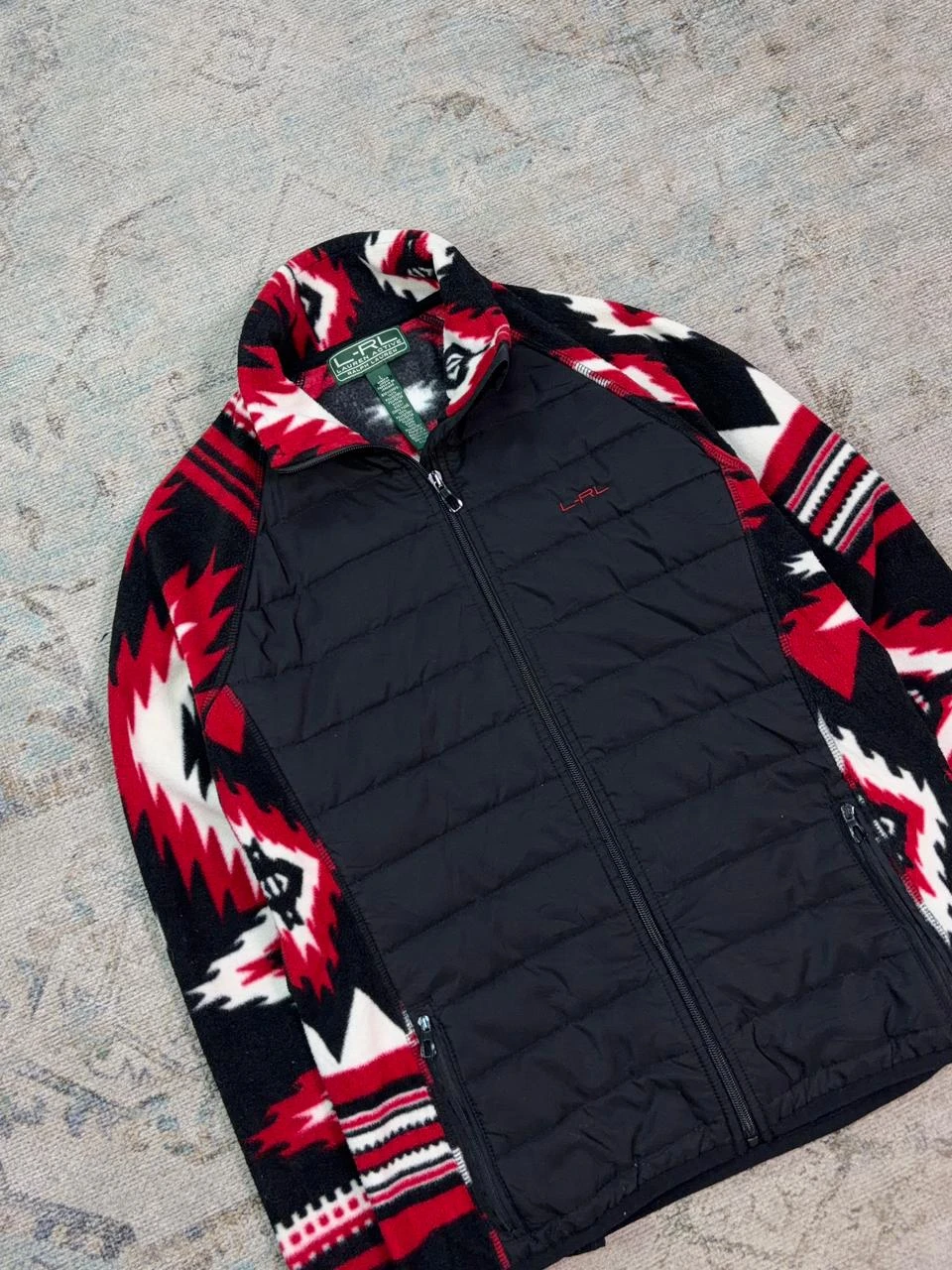 LAUREN ACTIVE RALPH LAUREN HYBRID FLEECE JACKET 4