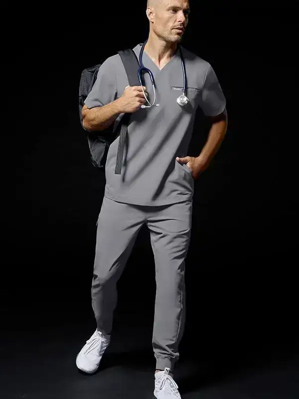 Conjunto cuello V hombre 2