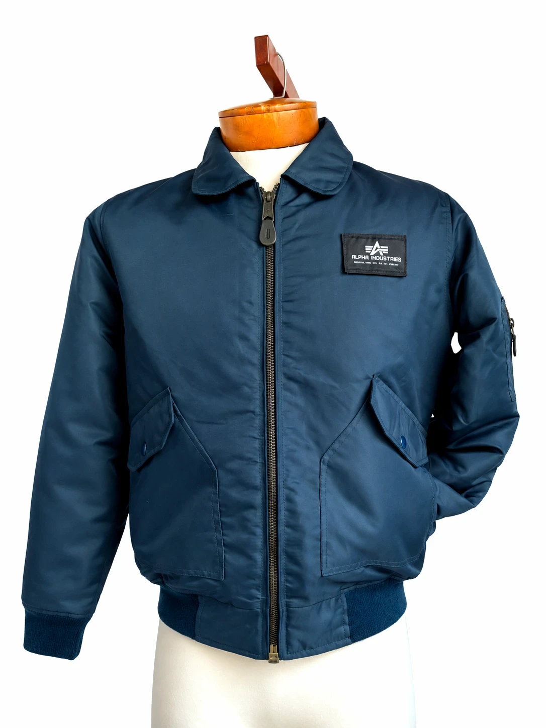 Bomber estilo aplha Azul petroleo 
