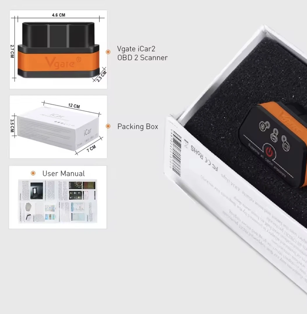 SCANER OBD2 BLUETOOTH V2.2 16 PINES 6