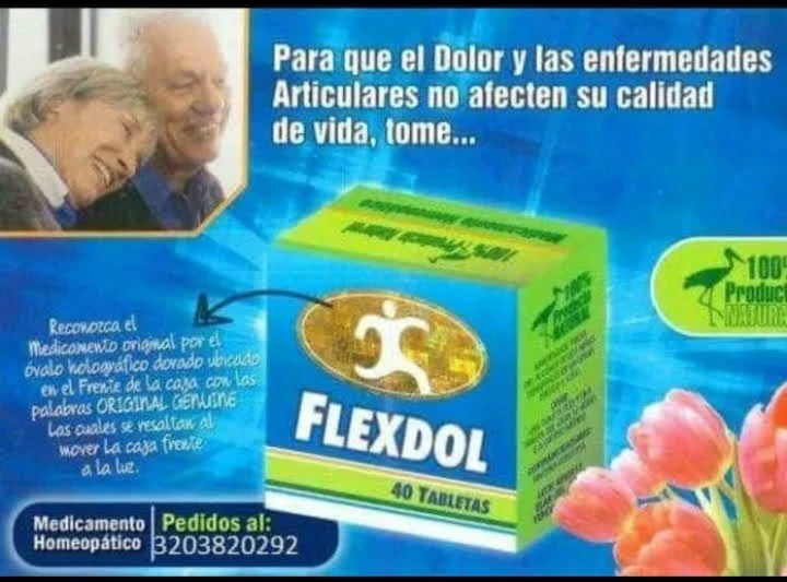 Flexdol tratamiento articular 4 cajas x 40 unid C/U