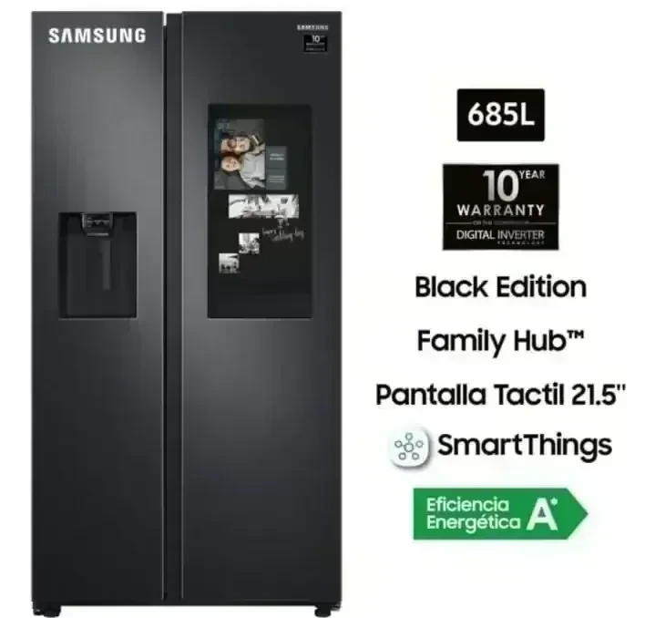 Heladera Samsung Side by Side RS27T5561 C/PANTALLA 685lts POR PEDIDO!!!