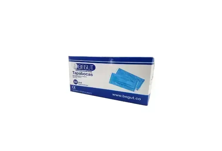 TAPABOCAS AZUL X 50 BEGUT