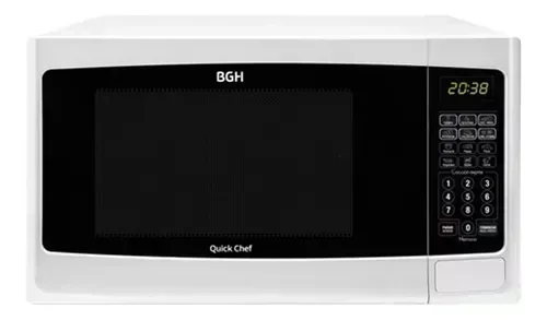 Microondas Grill BGH Quick Chef 25 litros B228DB9 BLANCO