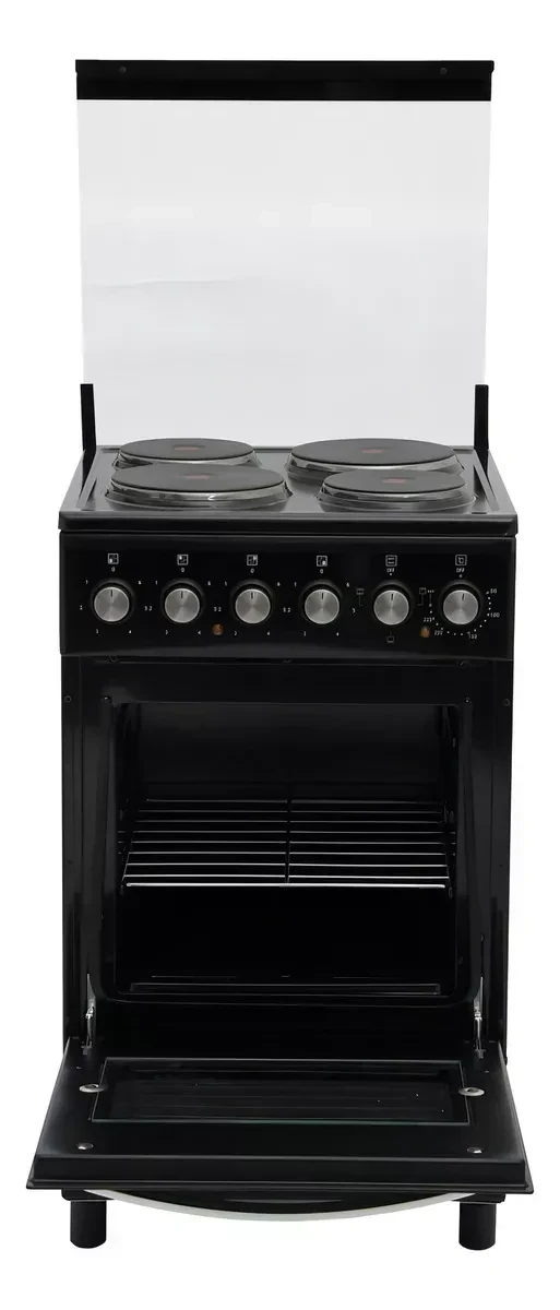 Cocina Eléctrica Kanji Kjh-ekb001v 50cm Grill Color Negro 3