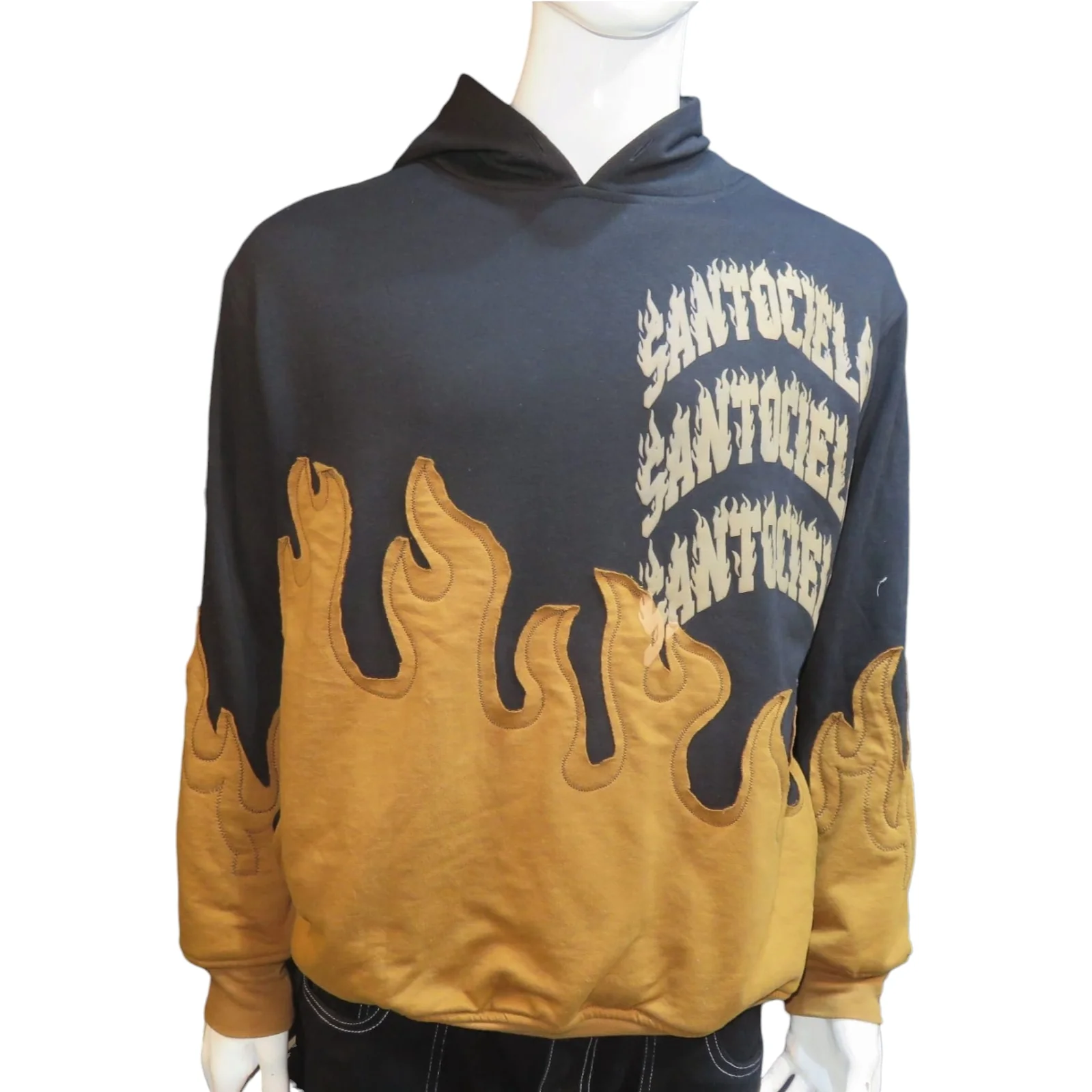 Sudadera de flama naranja