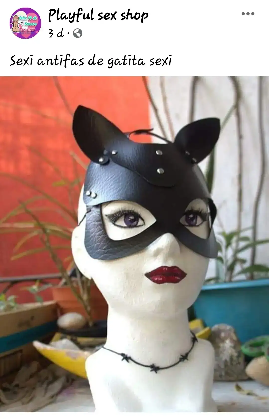 Antifaz de gatita sexi