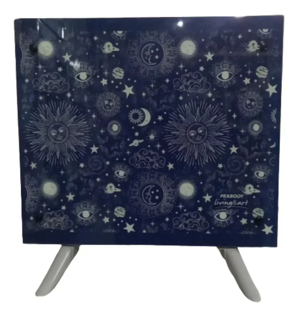 Vitroconvector Eléctrico Peabody Vc10ga 1000w Galaxia Azul