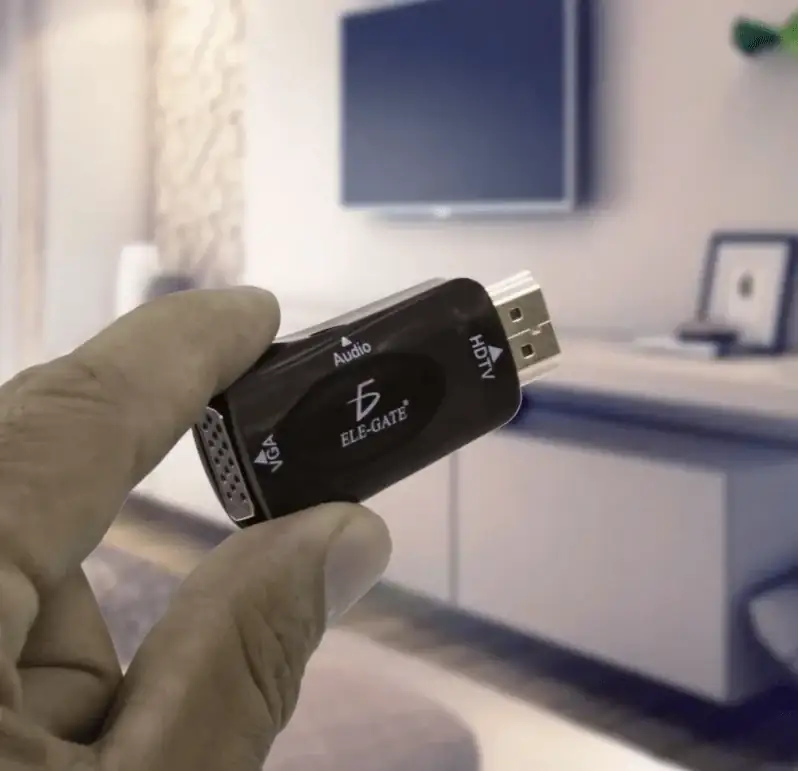 Adaptador Convertidor Hdmi A VGA Audio 3.5 4