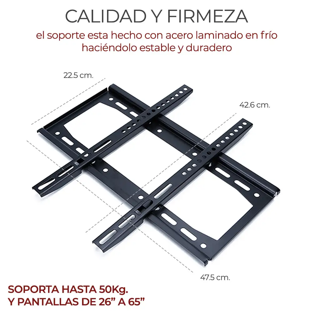 Soporte Tv Monitor Pantalla 26 A 65 Pulgadas  2