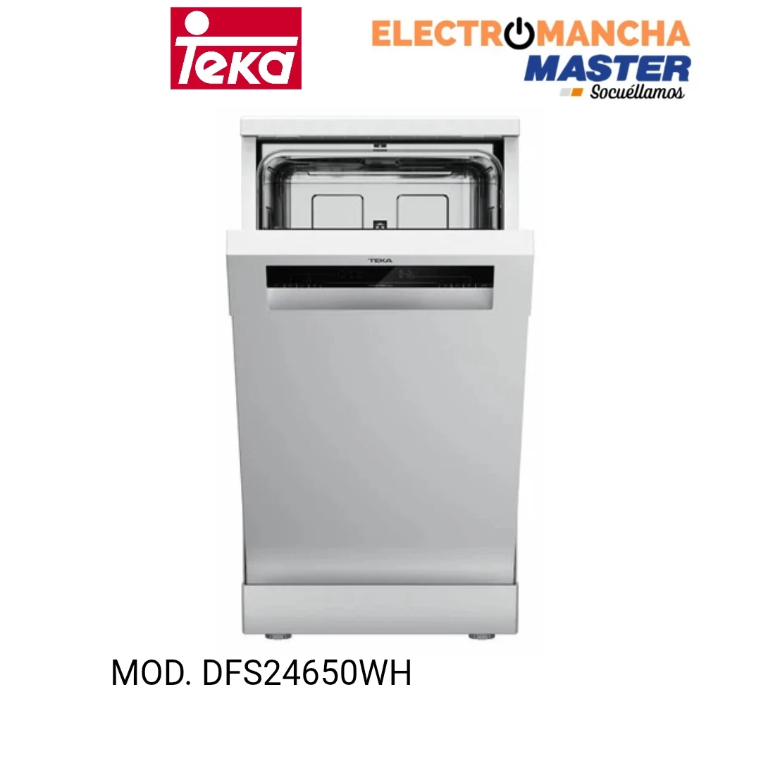 LAVAVAJILLAS TEKA DFS24650WH 45 CM. BLANCO CLASE E 5