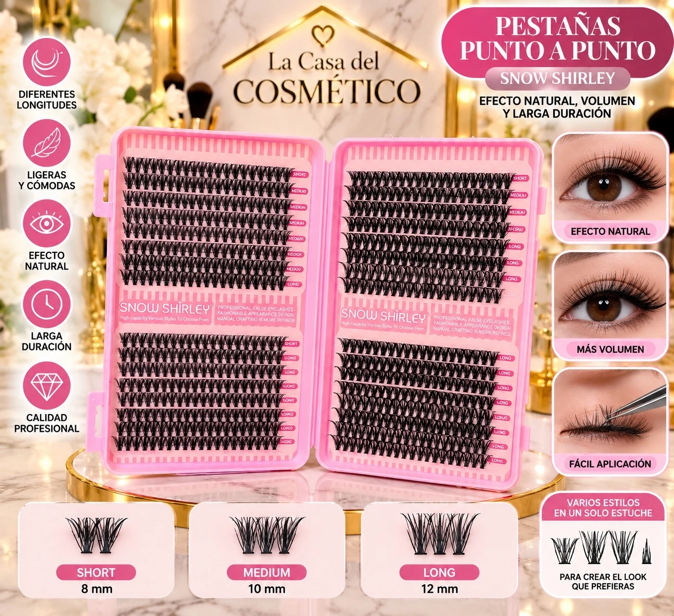 lumera pestañas punto a punto snow shirley mirada de encanto 3d ✨