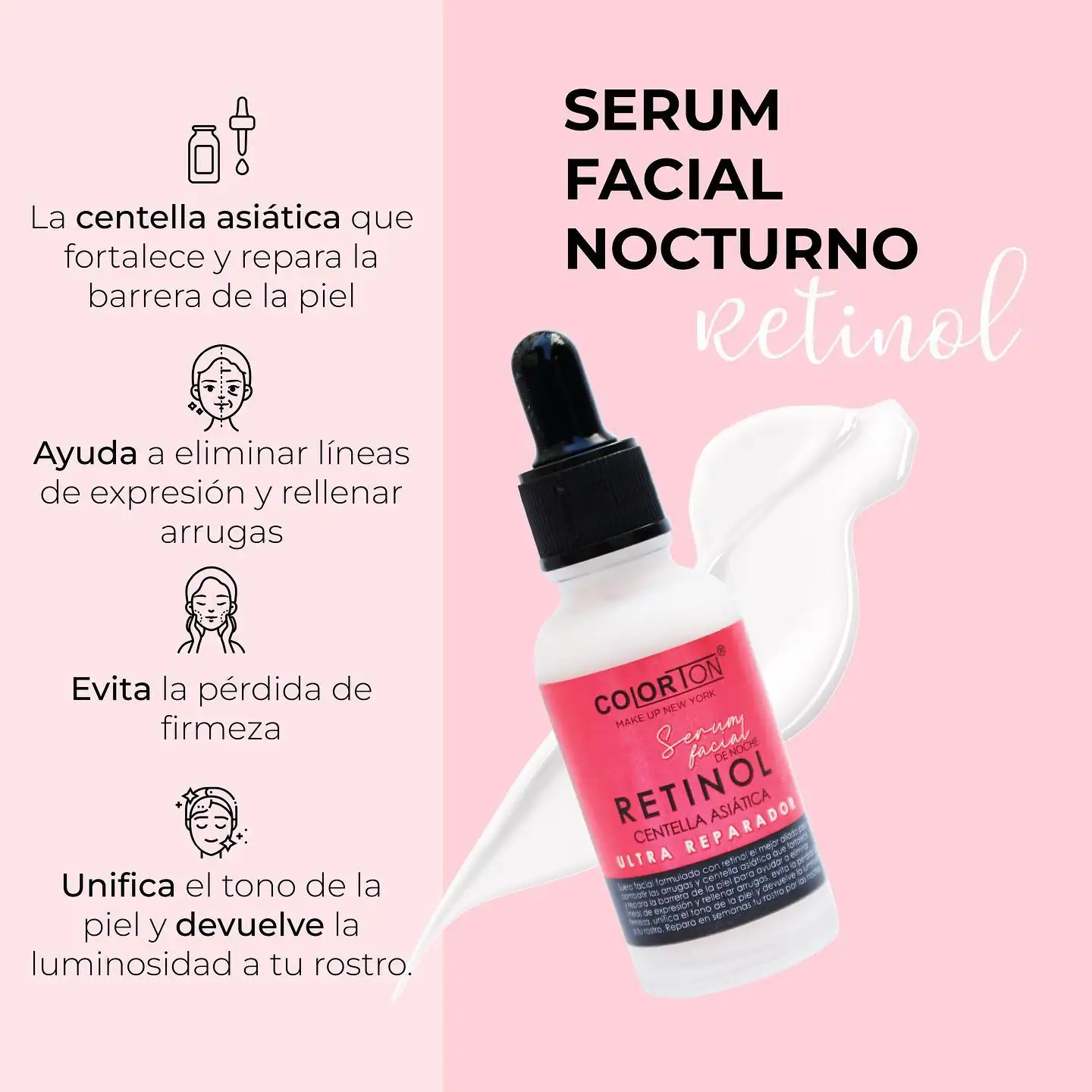 Serum Facial de Retinol -Colortón 