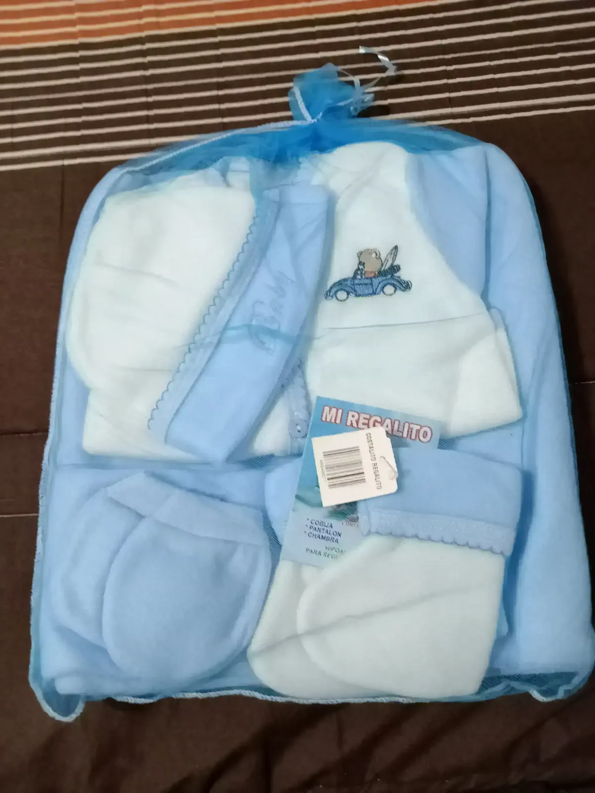 Set de bienvenida polar 6 piezas incluye cobija mi regalito