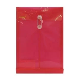 Sobre rojo c/ rondana plástico t/ esquela