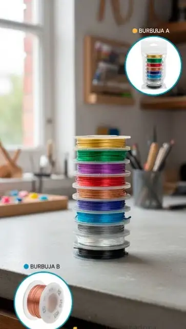 ROLLO DE ALAMBRE COLOR