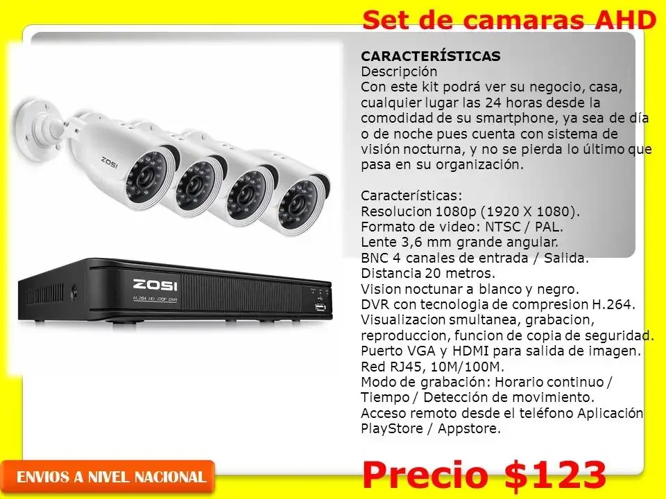 Set de camaras  2
