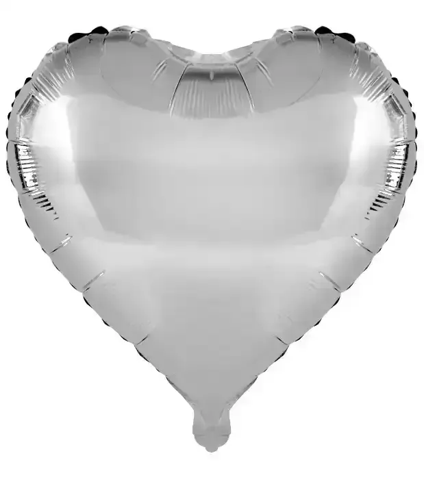 Globo metalizado corazón 10"  2