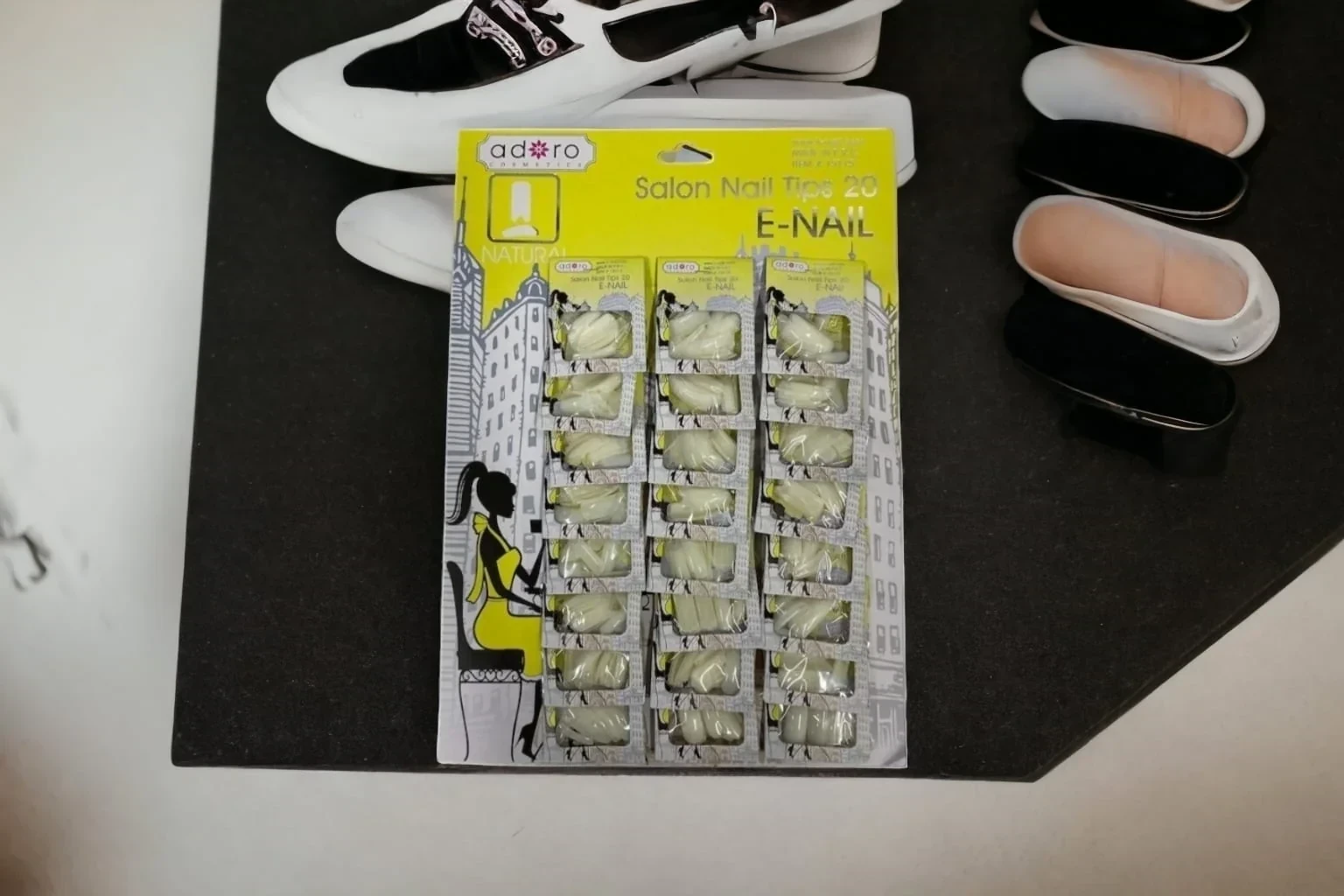 adoro uña x10pcs e-nail amarillo sol 15115