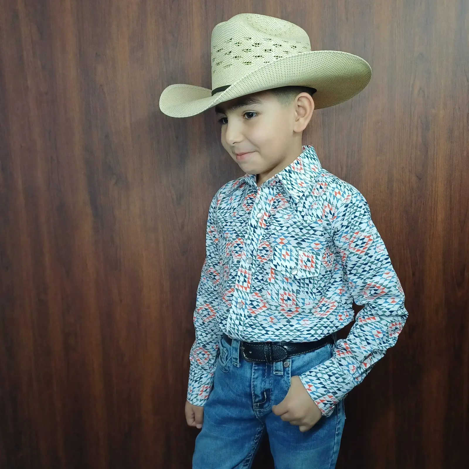 CAMISA DE NIÑO ESTAMPADA