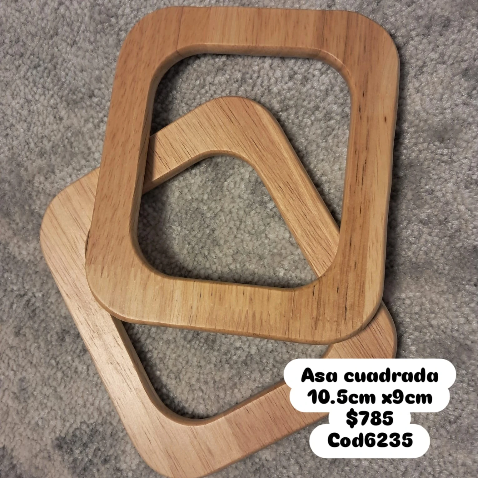 ASA CUADRADA BEIGE
