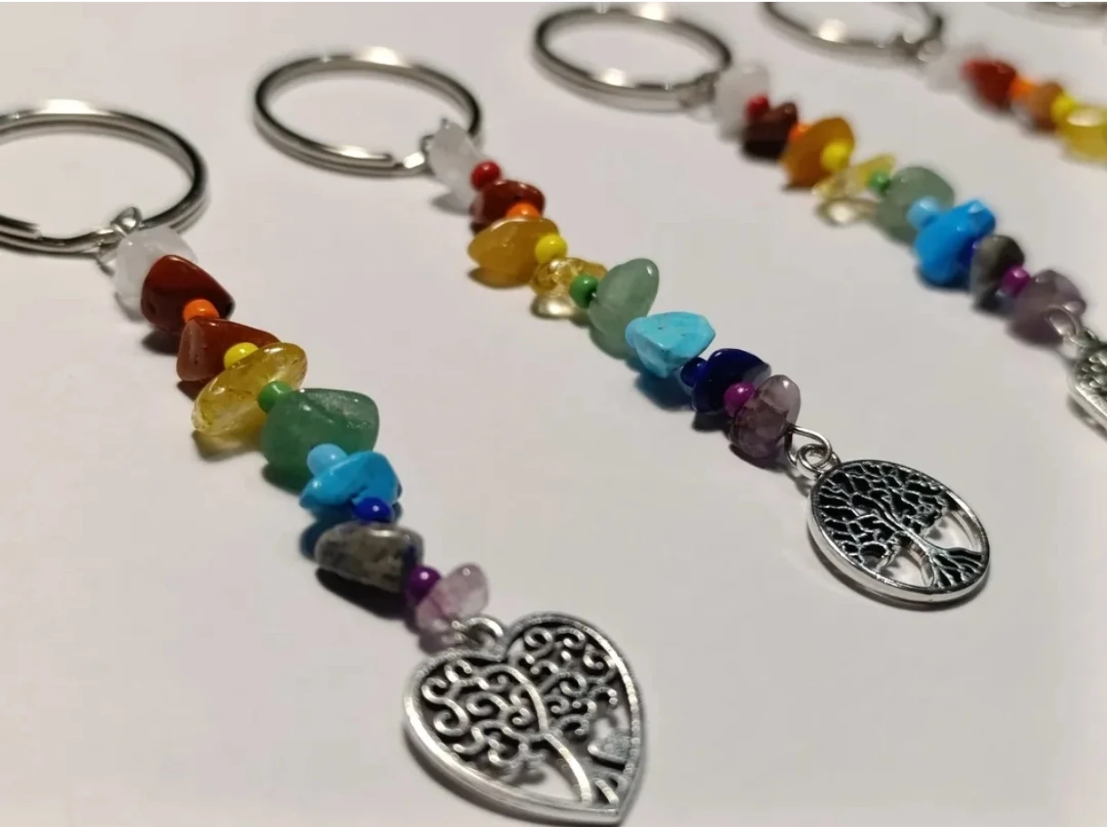 LLavero piedras chakras 2