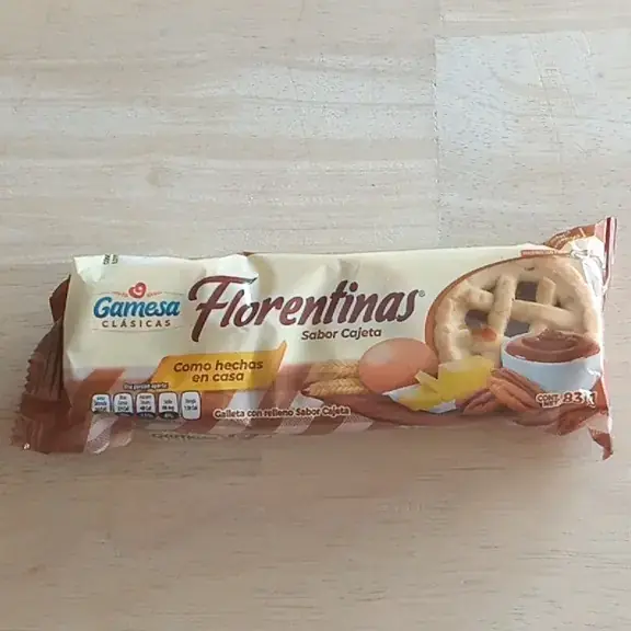 Florentinas sabor cajeta 