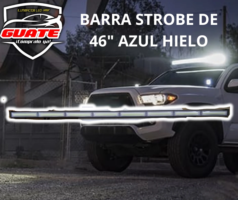 BARRA ESTROBOSCOPICA 46" AZUL HIELO