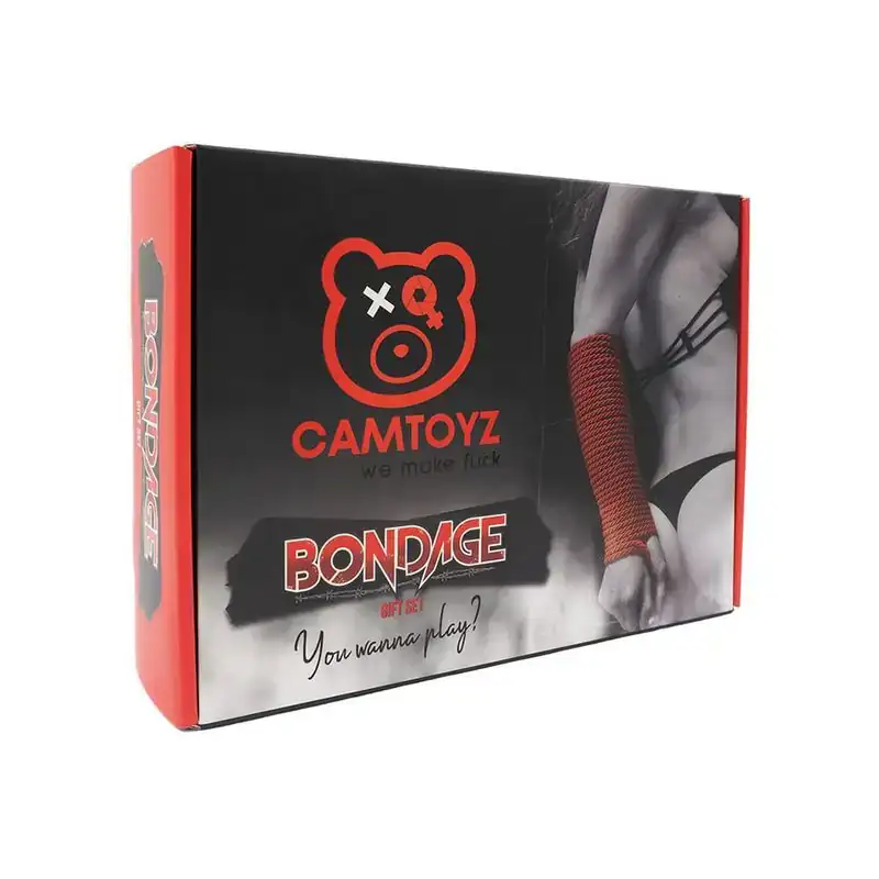 BDSM Kit Bondage Fiore Negro 2