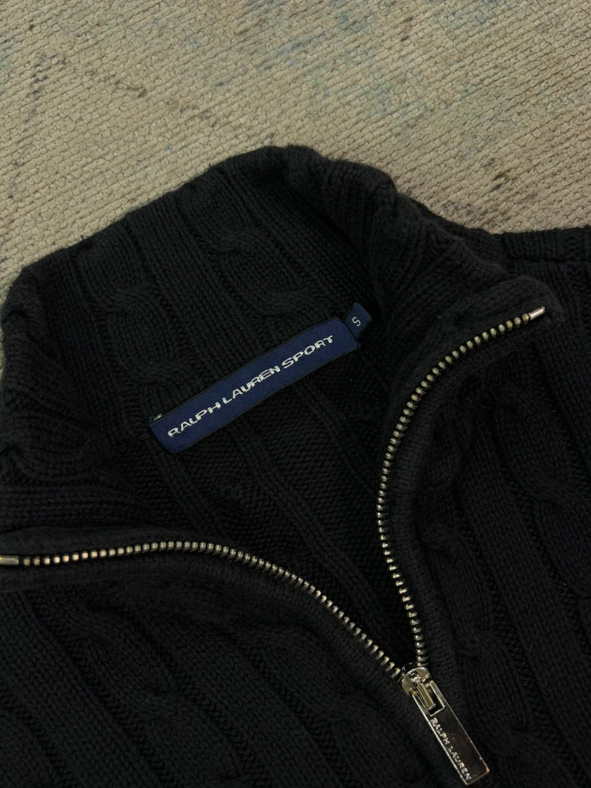 RALPH LAUREN SPORT CABLE-KNIT FULL-ZIP SWEATER 4